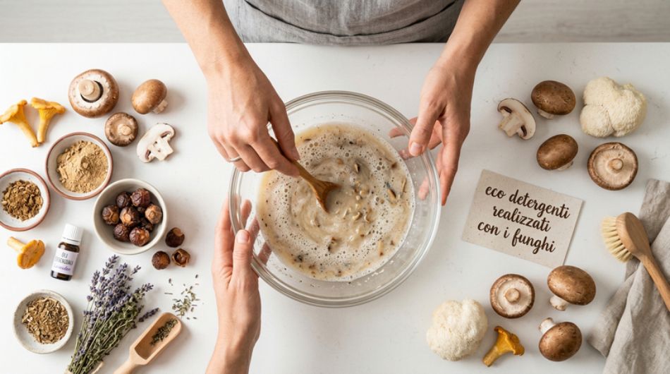 Nettoyage aux champignons
